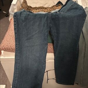 J. Crew Dark Blue Straight Leg Jeans